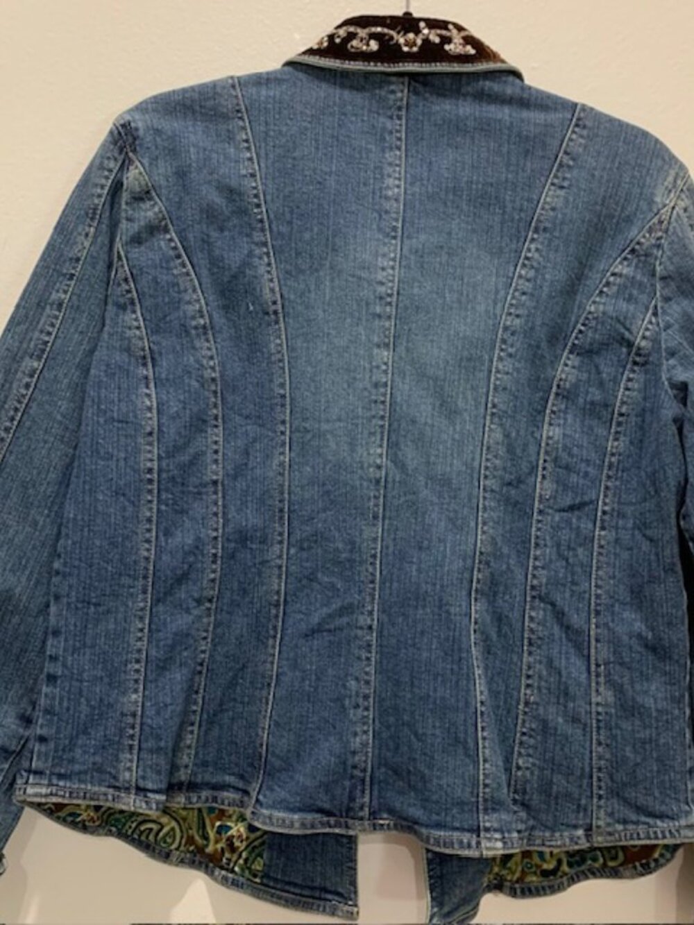 Christopher & Banks Jean Jacket Size Large - Picture 7 of 12